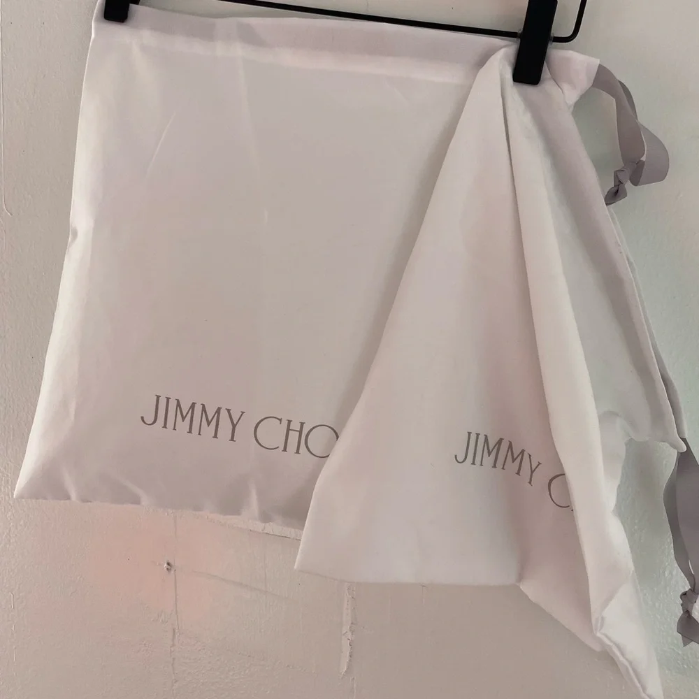 Jimmy Choo White Dust Bag Set